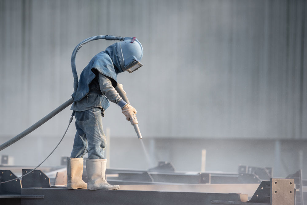 sandblasting-painting